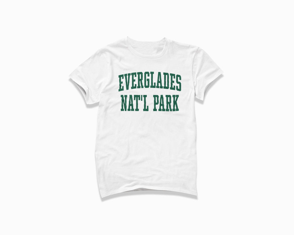 Everglades National Park Shirt - White/Forest Green