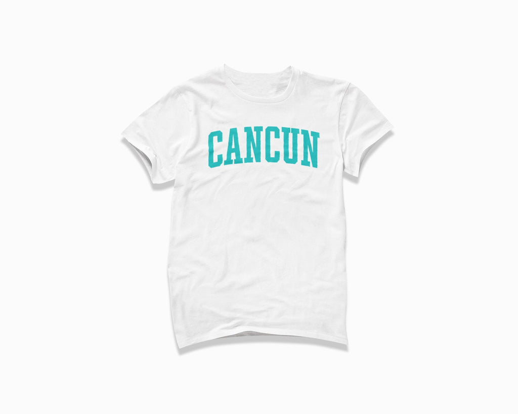 Cancun Shirt - White/Turquoise
