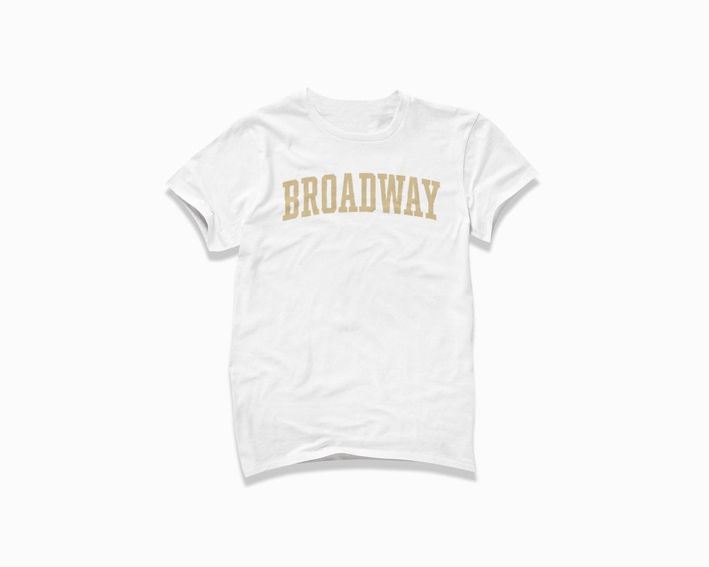 Broadway Shirt - White/Tan