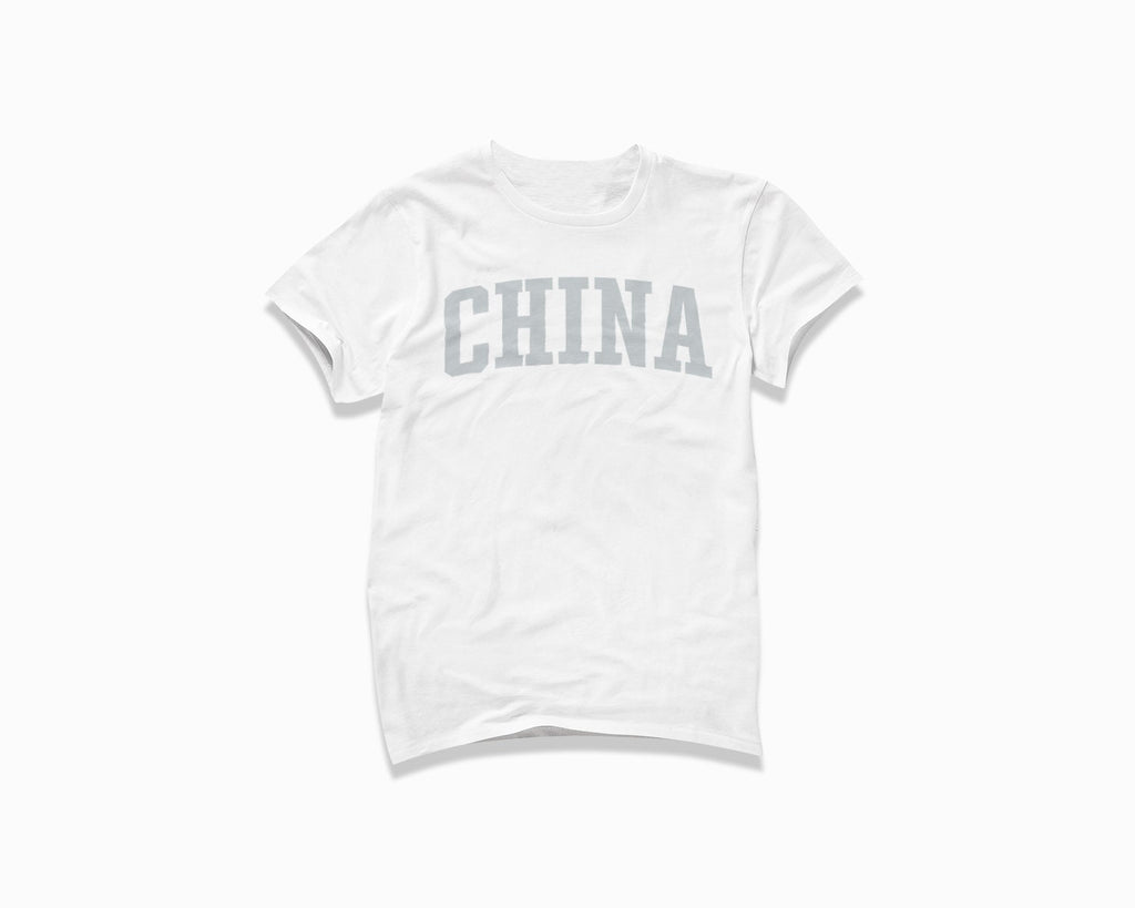 China Shirt - White/Grey