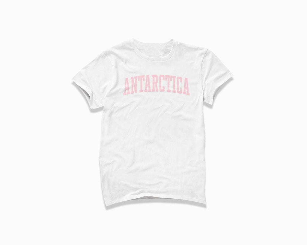Antarctica Shirt - White/Light Pink