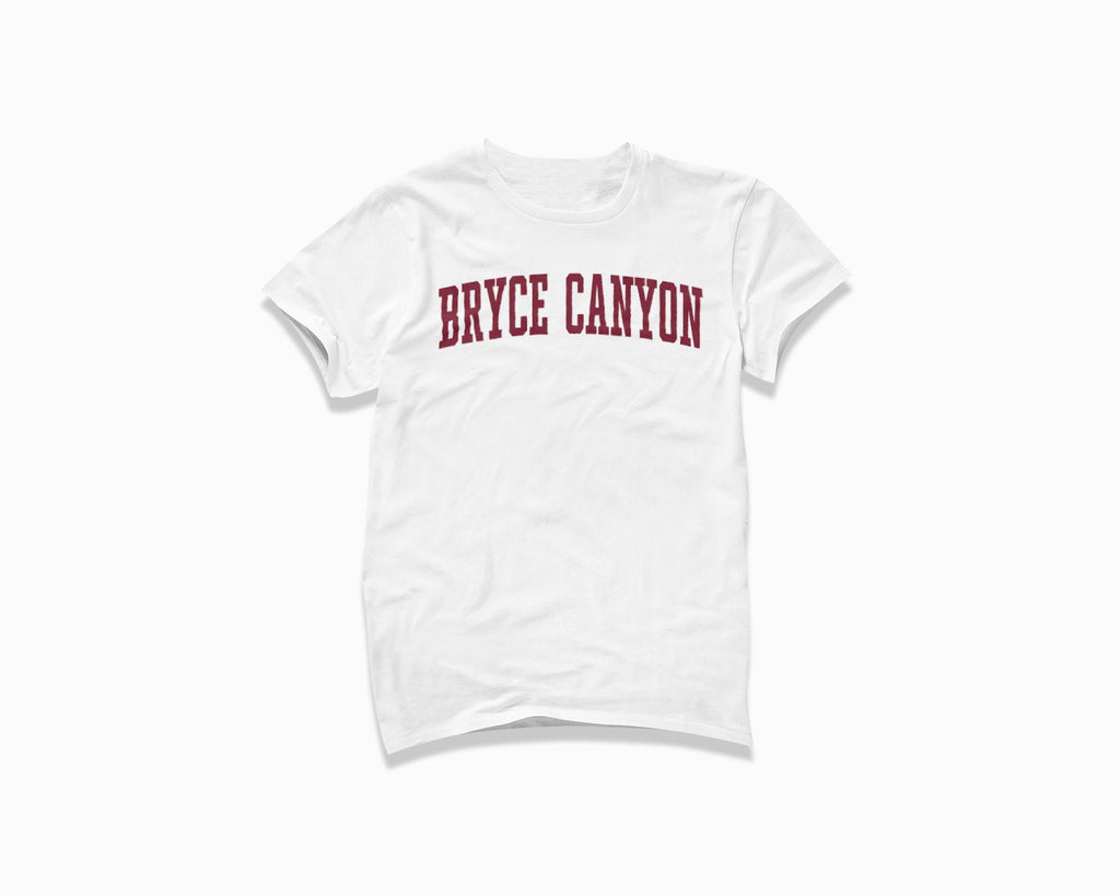 Bryce Canyon Shirt - White/Maroon