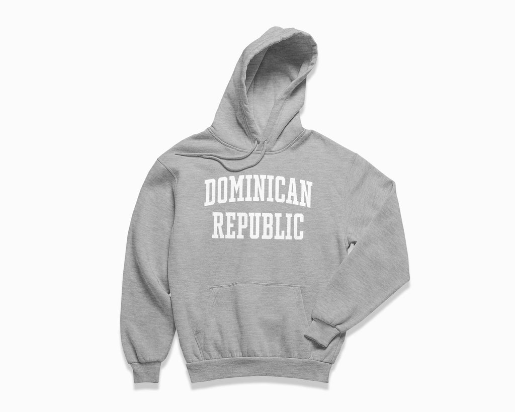 Dominican Republic Hoodie - Sport Grey