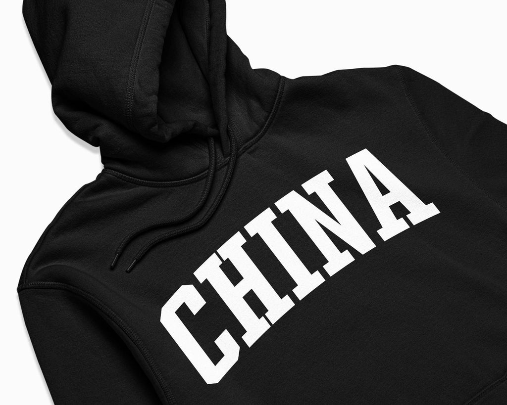 China Hoodie - Black