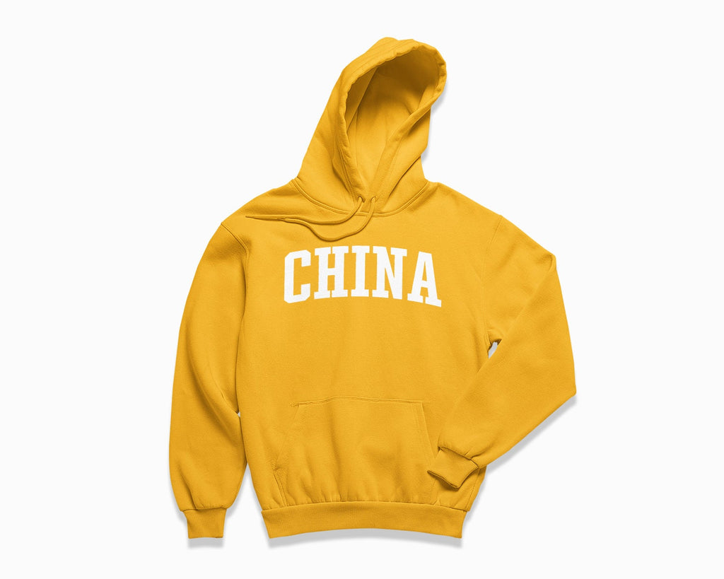 China Hoodie - Gold