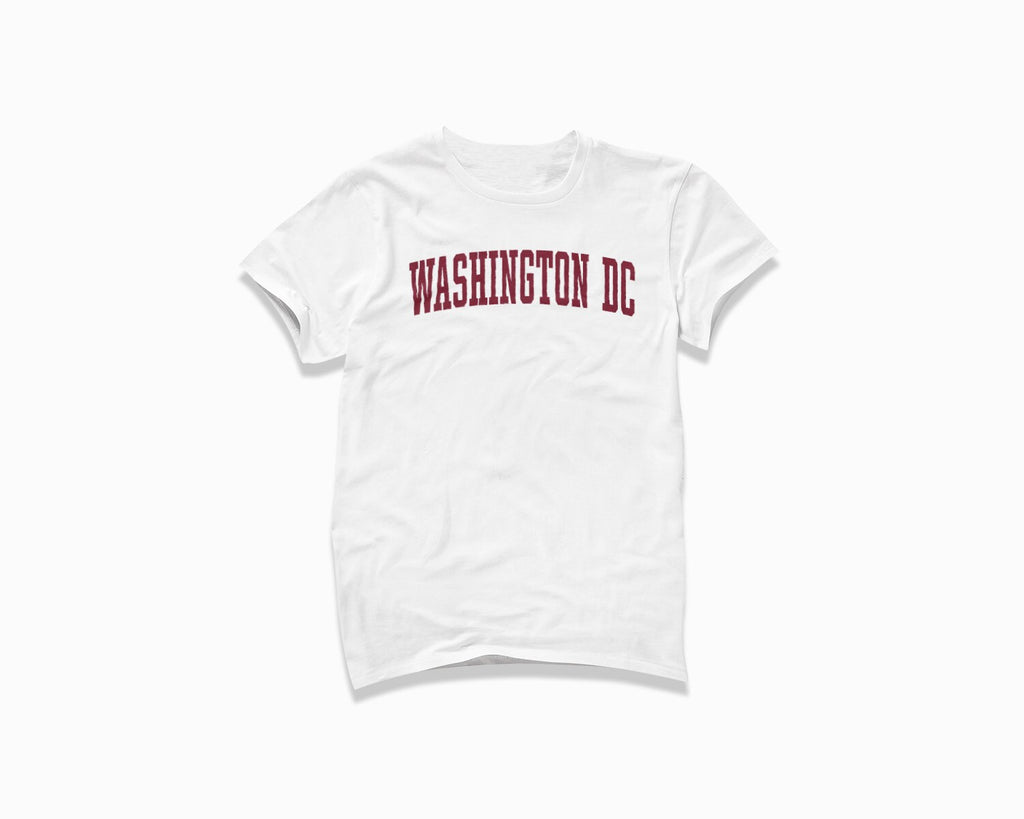 Washington DC Shirt - White/Maroon