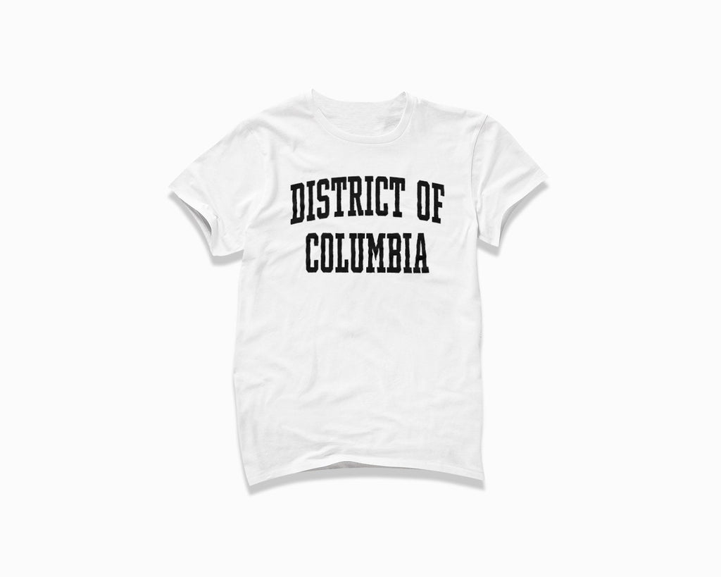 District of Columbia Shirt - White/Black