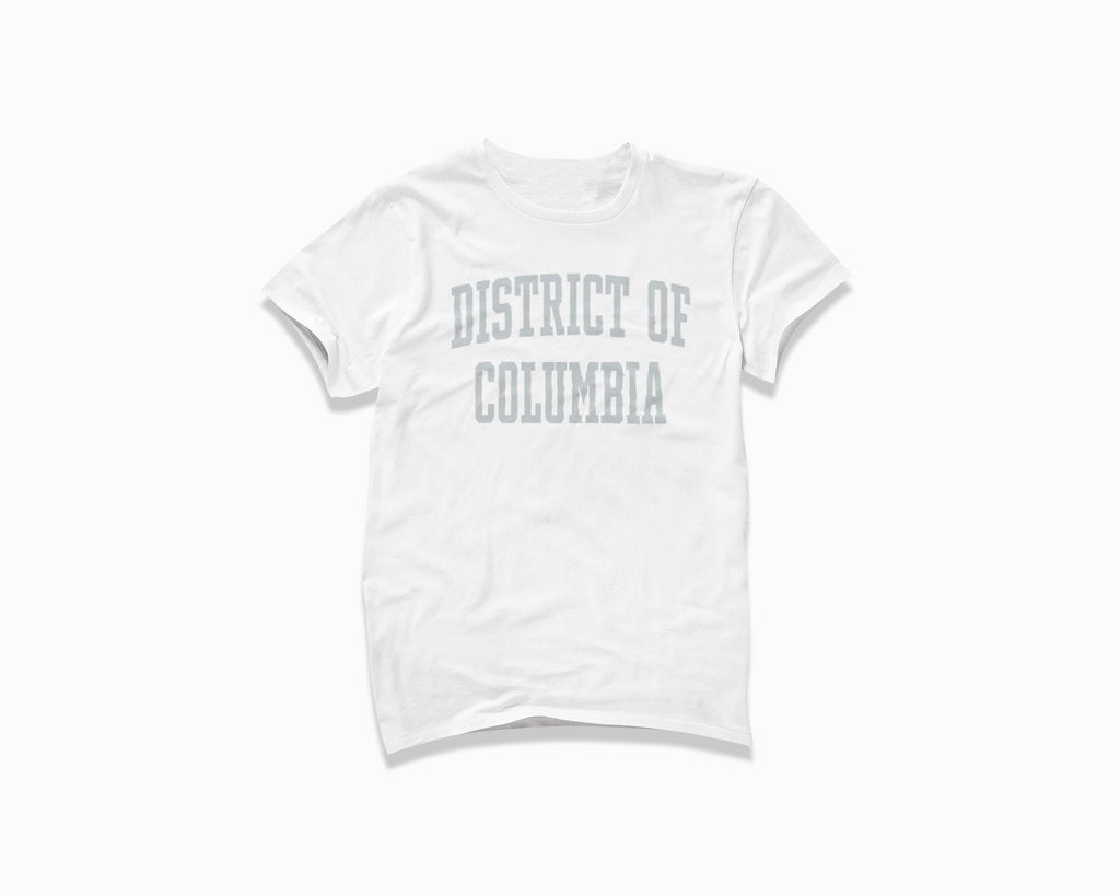 District of Columbia Shirt - White/Grey