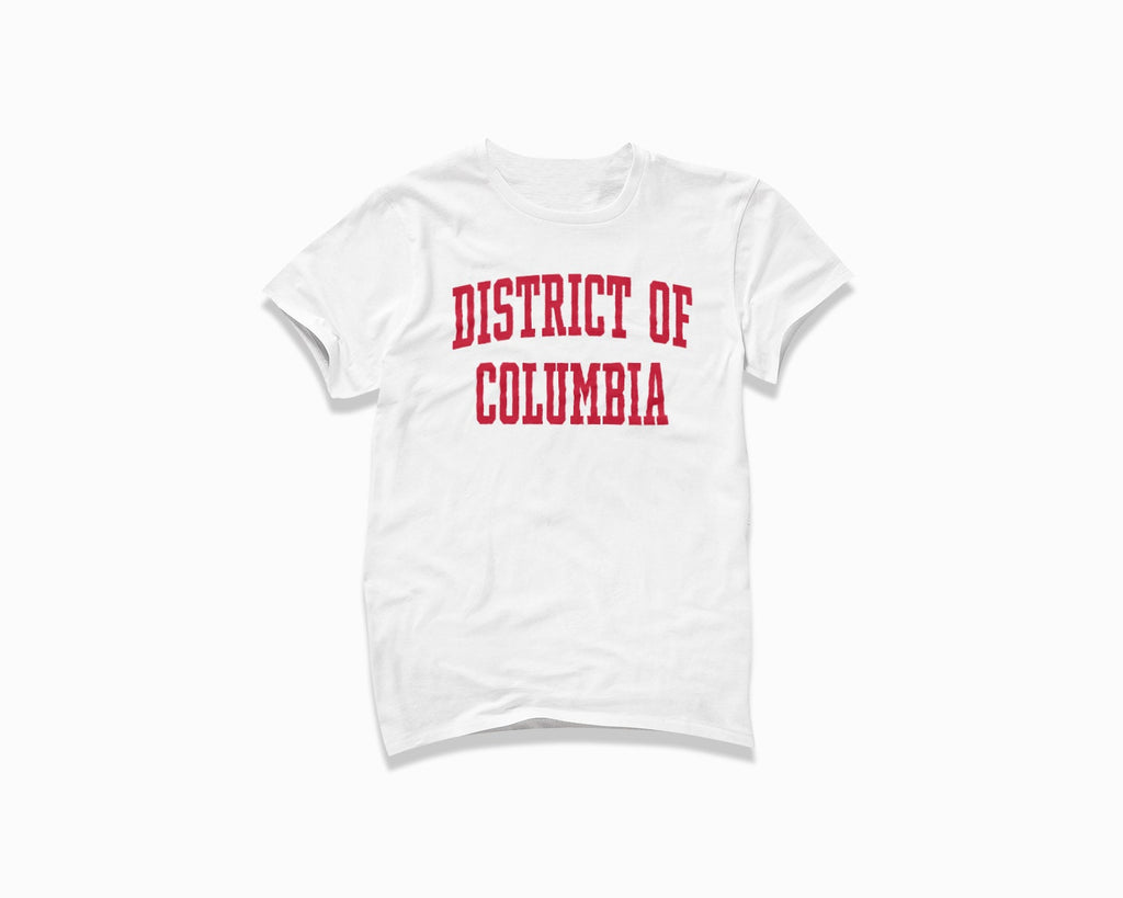 District of Columbia Shirt - White/Red