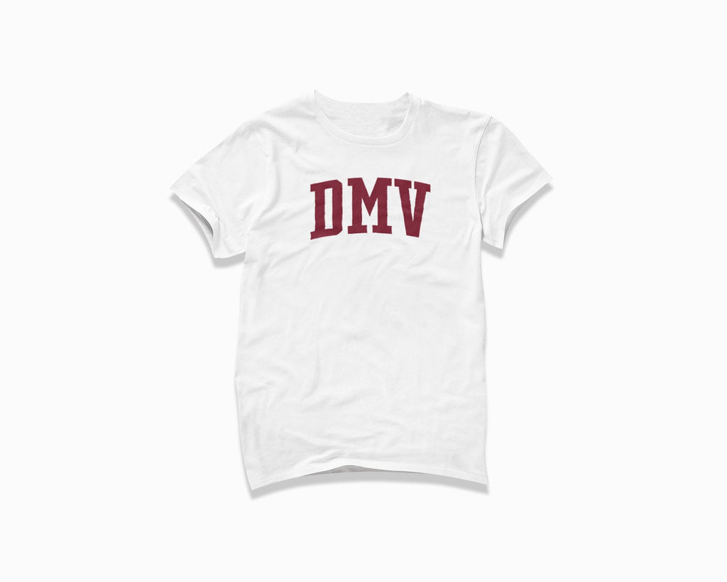 DMV Shirt - White/Maroon