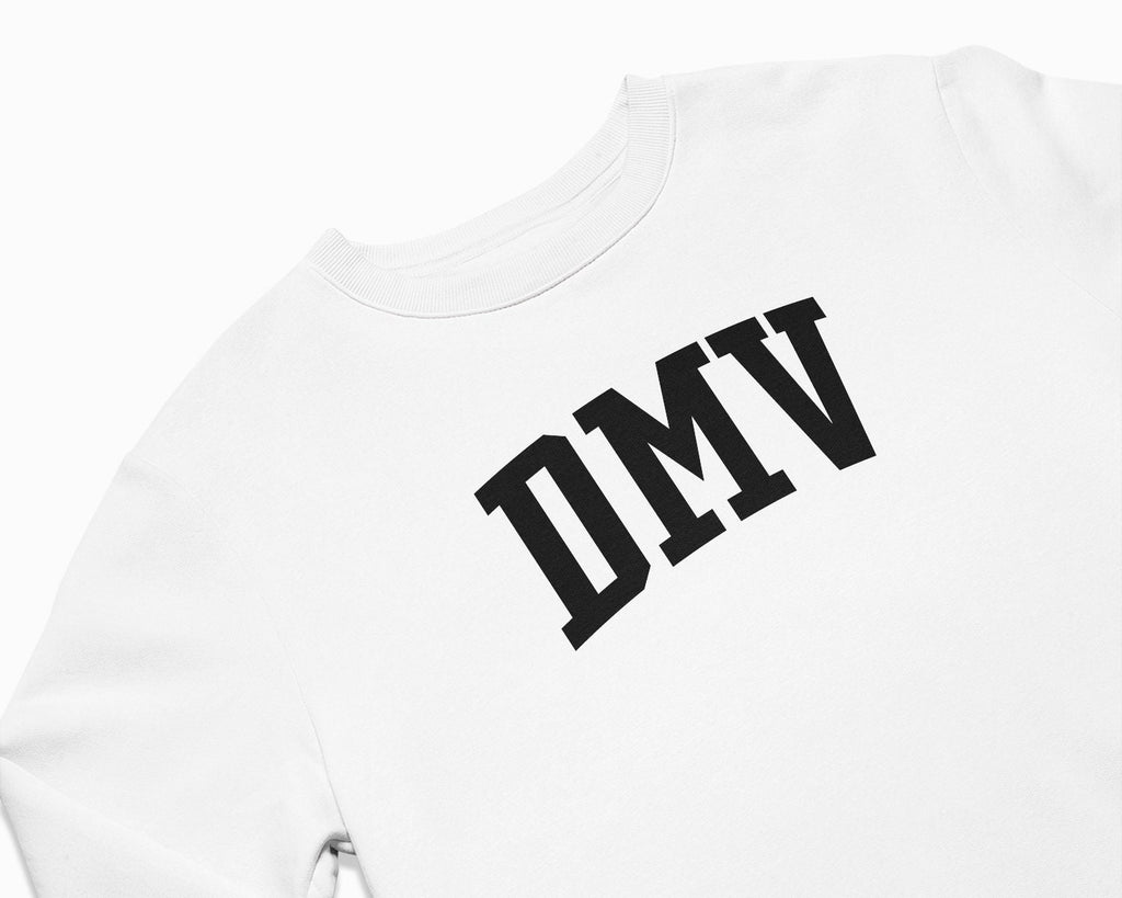 DMV Crewneck Sweatshirt - White/Black