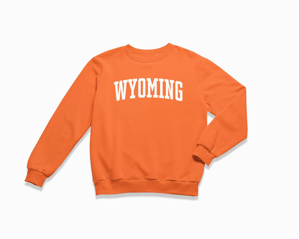 Wyoming Crewneck Sweatshirt - Orange