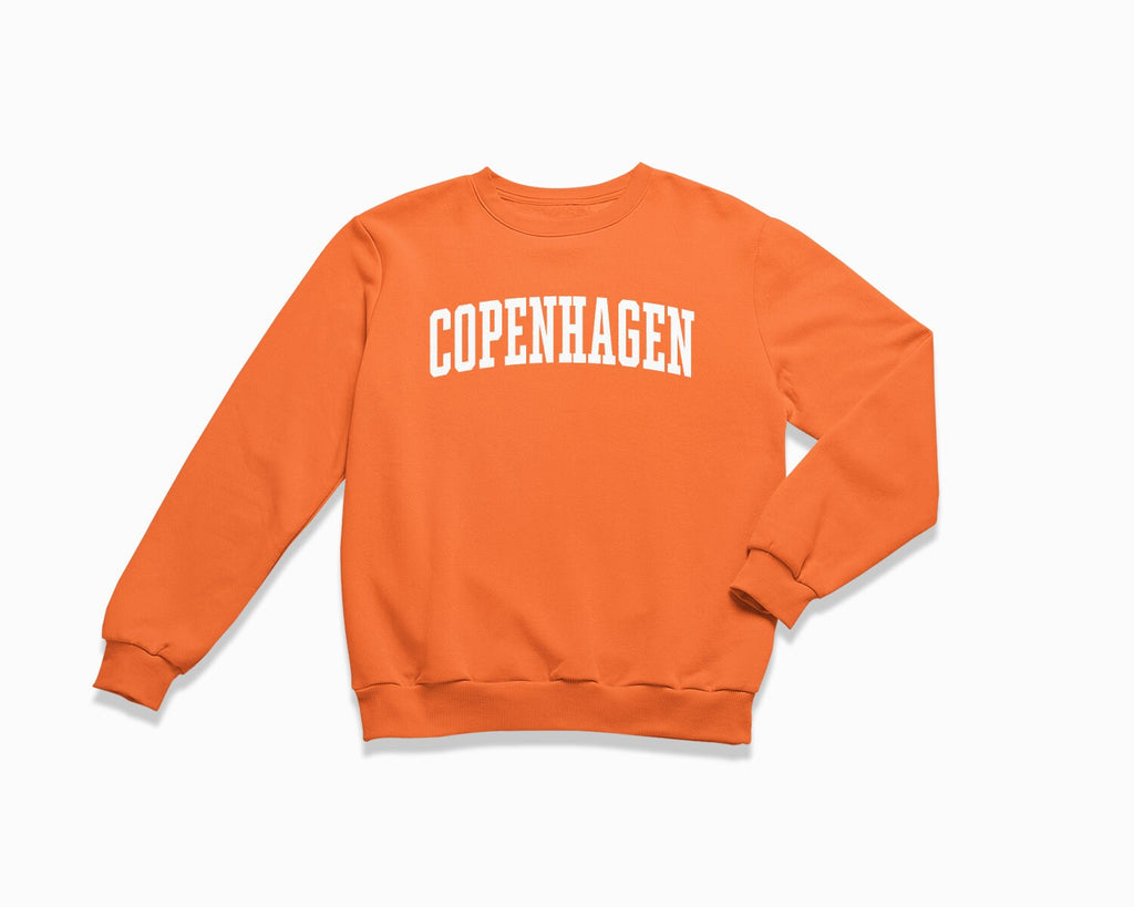 Copenhagen Crewneck Sweatshirt - Orange