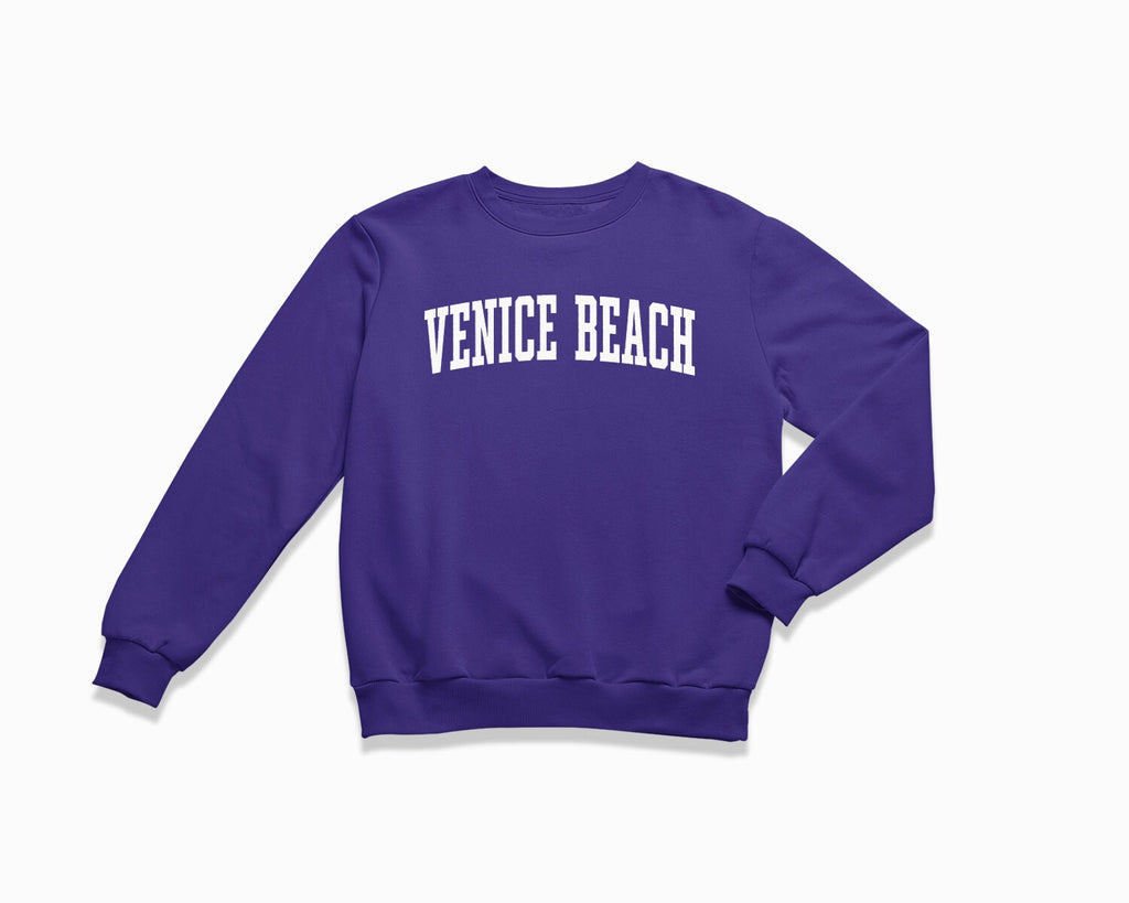 Venice Beach Crewneck Sweatshirt - Purple