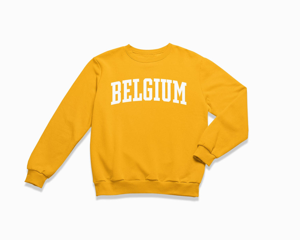 Belgium Crewneck Sweatshirt - Gold