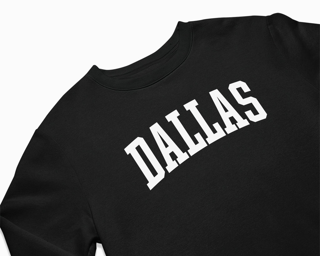 Dallas Crewneck Sweatshirt - Black