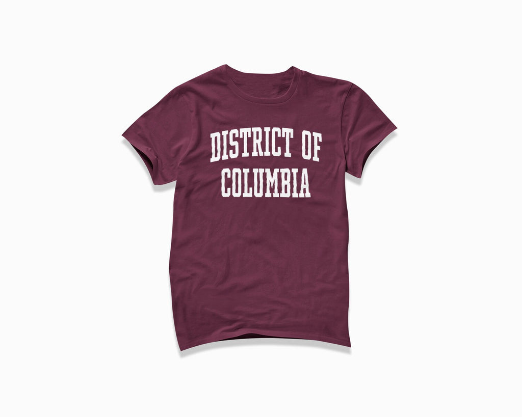 District of Columbia Shirt - Maroon