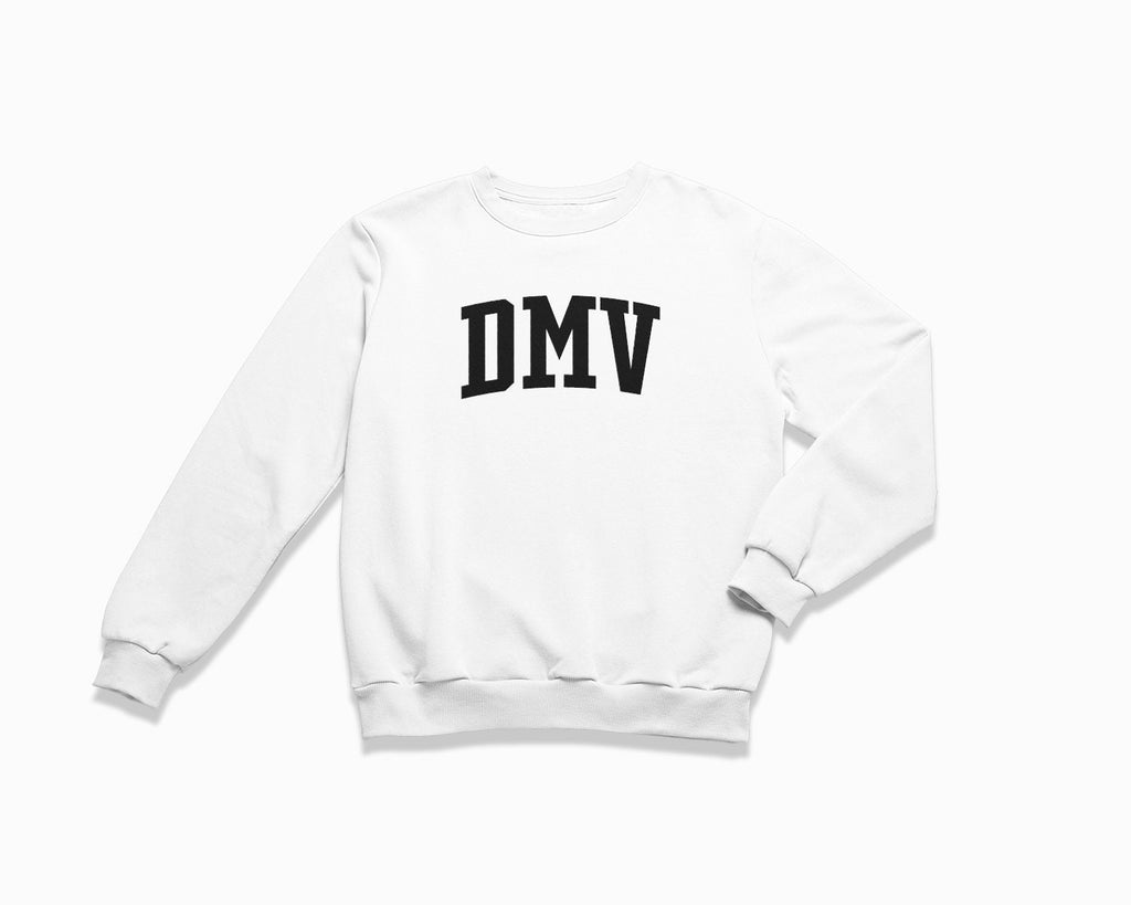 DMV Crewneck Sweatshirt - White/Black