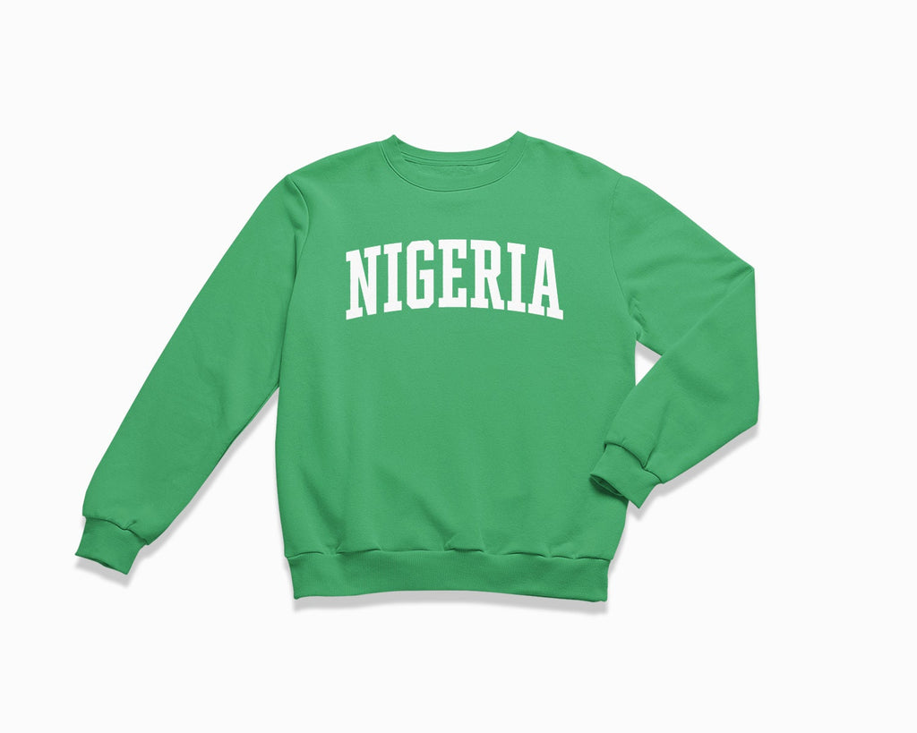 Nigeria Crewneck Sweatshirt - Irish Green