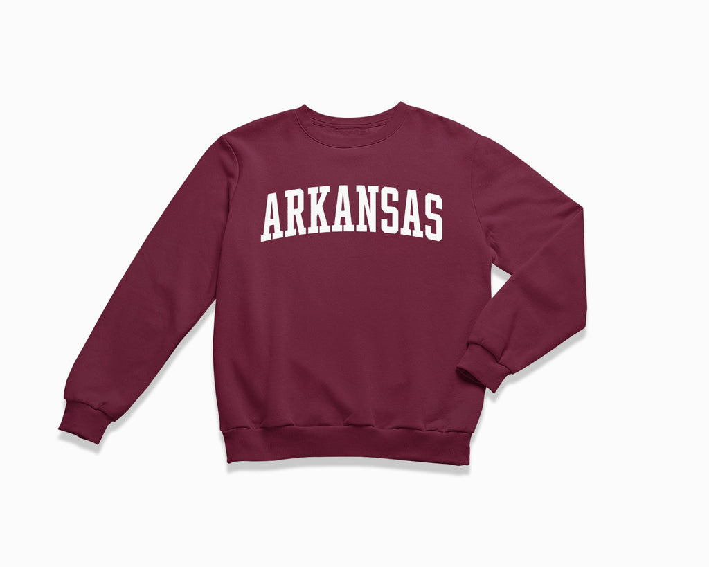 Arkansas Crewneck Sweatshirt - Maroon
