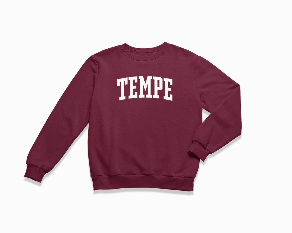 Tempe Crewneck Sweatshirt - Maroon