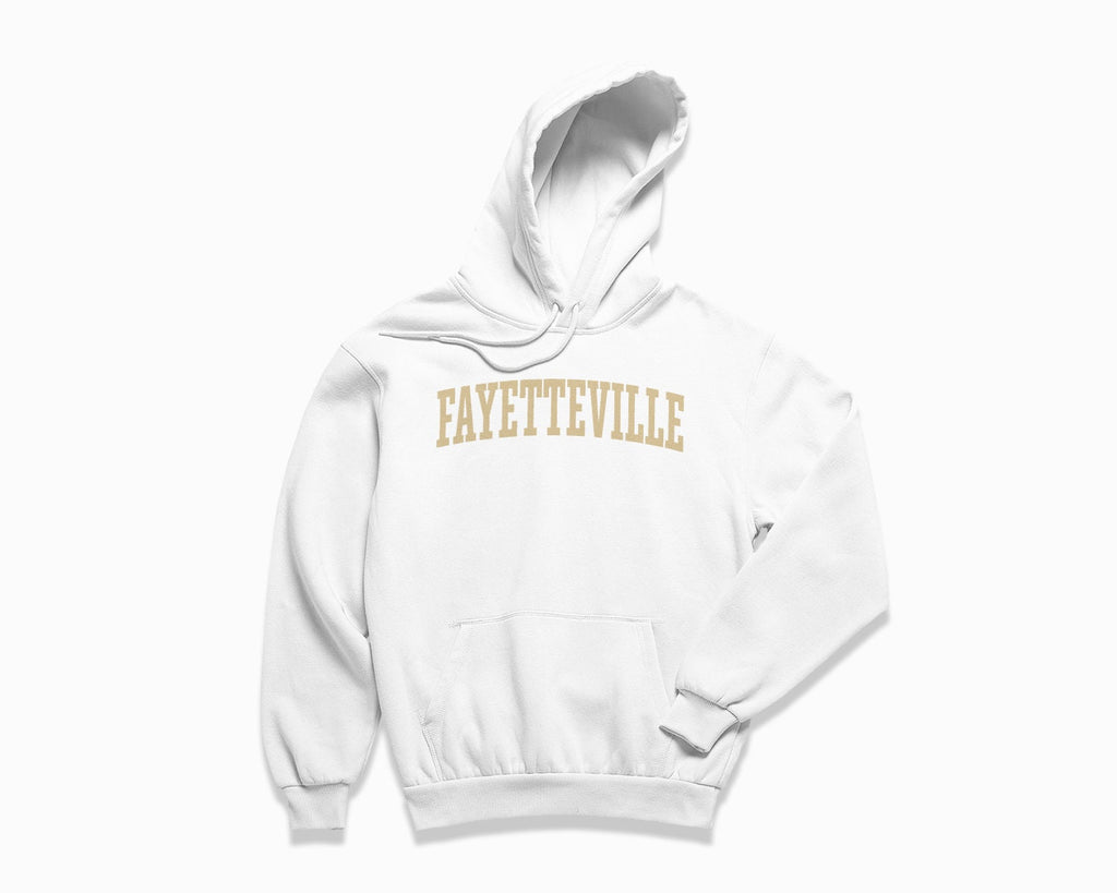 Fayetteville Hoodie - White/Tan