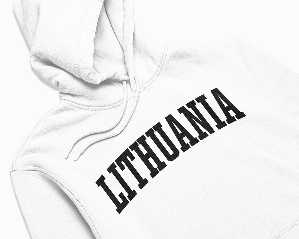 Lithuania Hoodie - White/Black