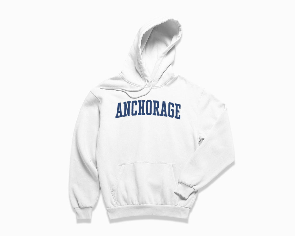 Anchorage Hoodie - White/Navy Blue