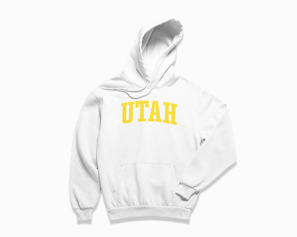 Utah Hoodie - White/Yellow