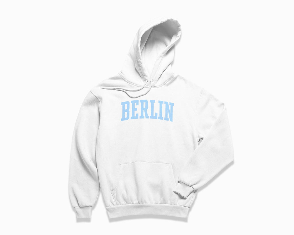 Berlin Hoodie - White/Light Blue