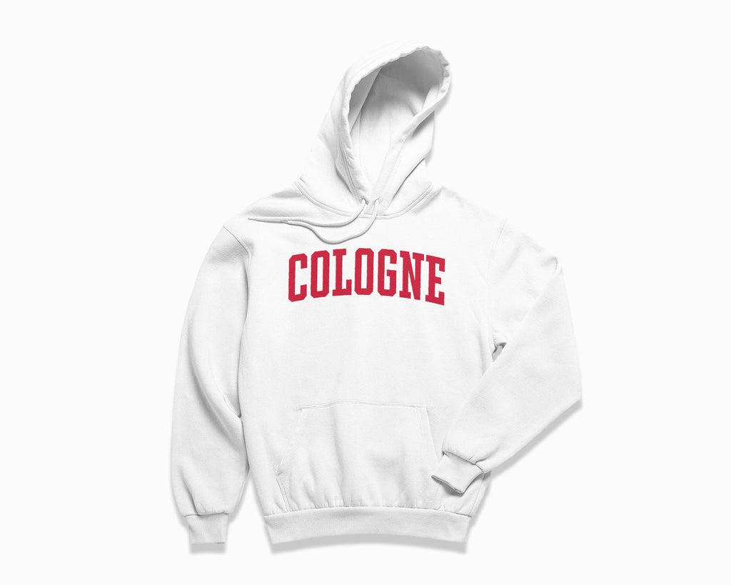 Cologne Hoodie - White/Red