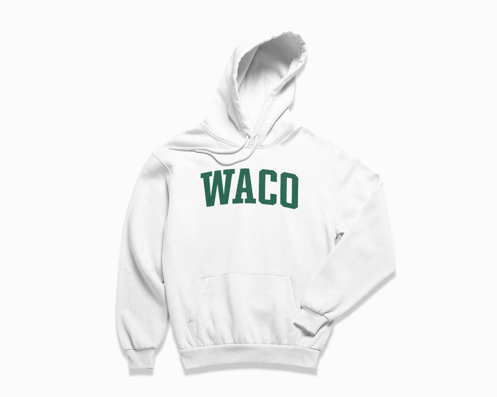 Waco Hoodie - White/Forest Green
