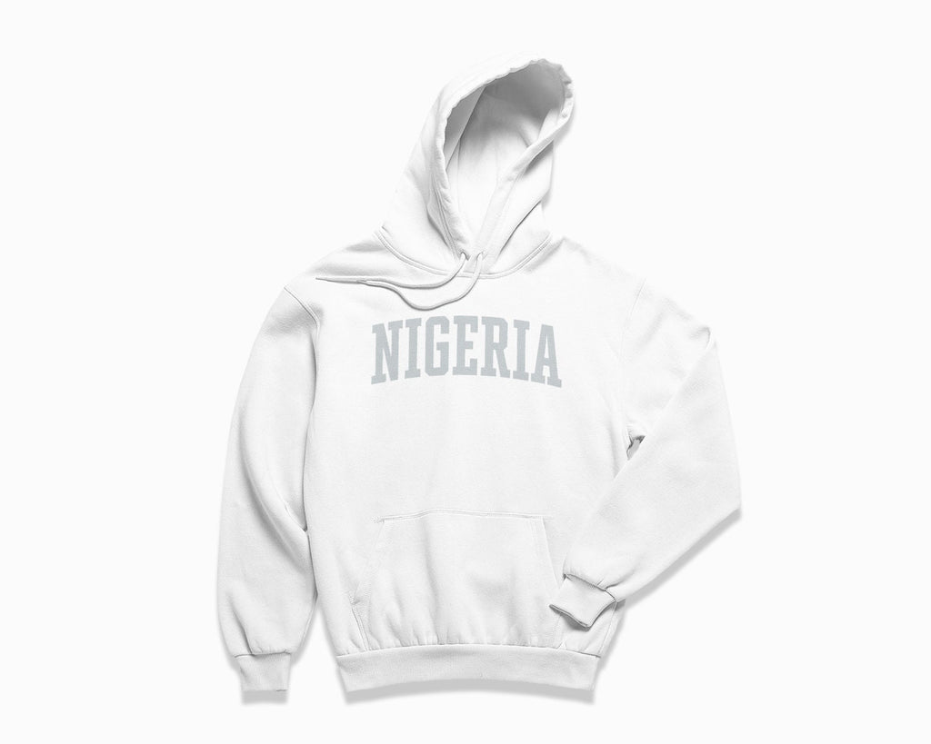 Nigeria Hoodie - White/Grey