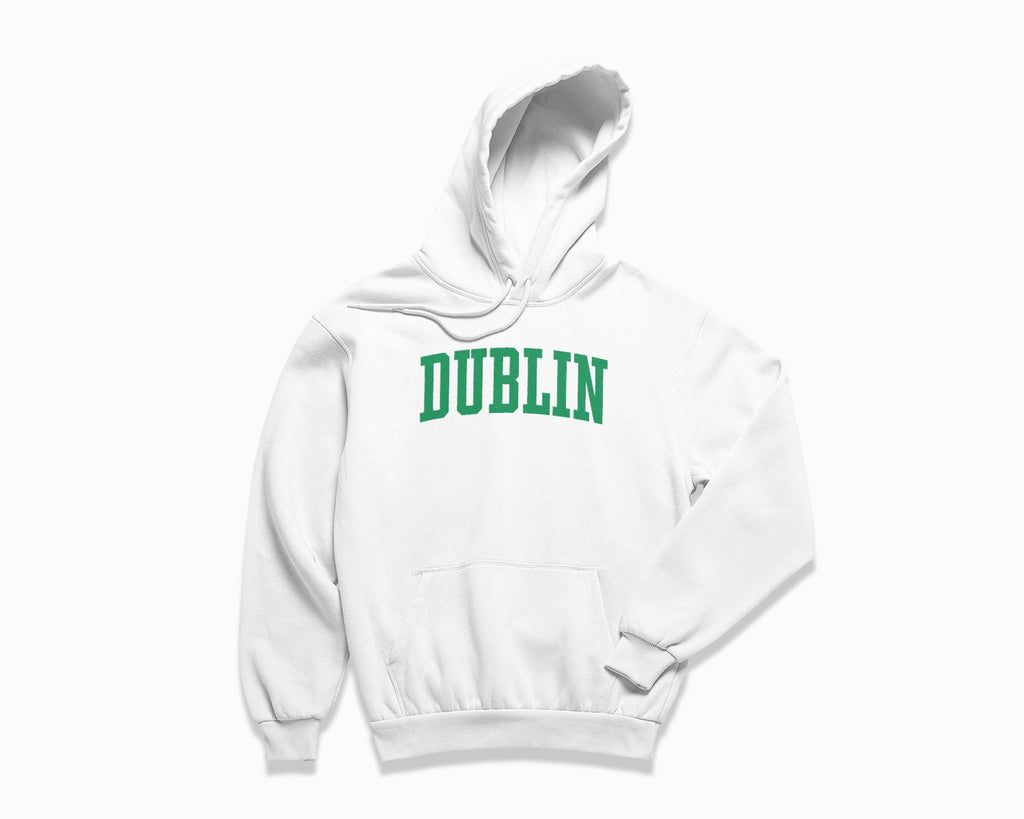 Dublin Hoodie - White/Kelly Green