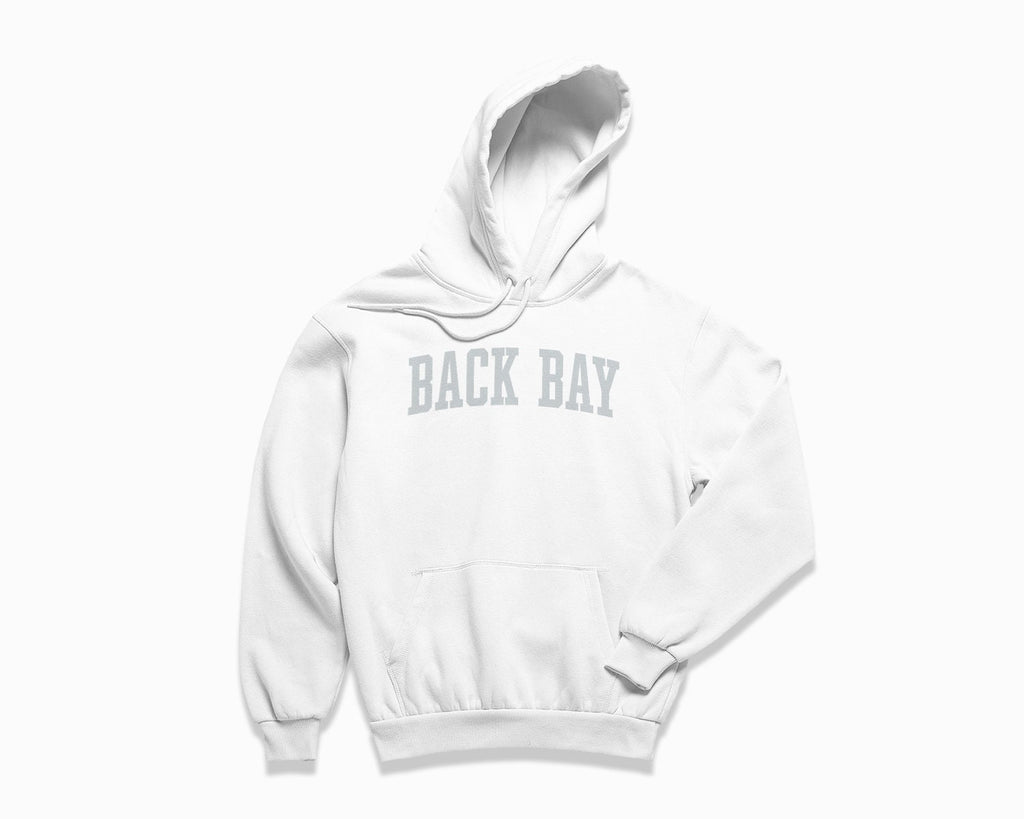 Back Bay Hoodie - White/Grey