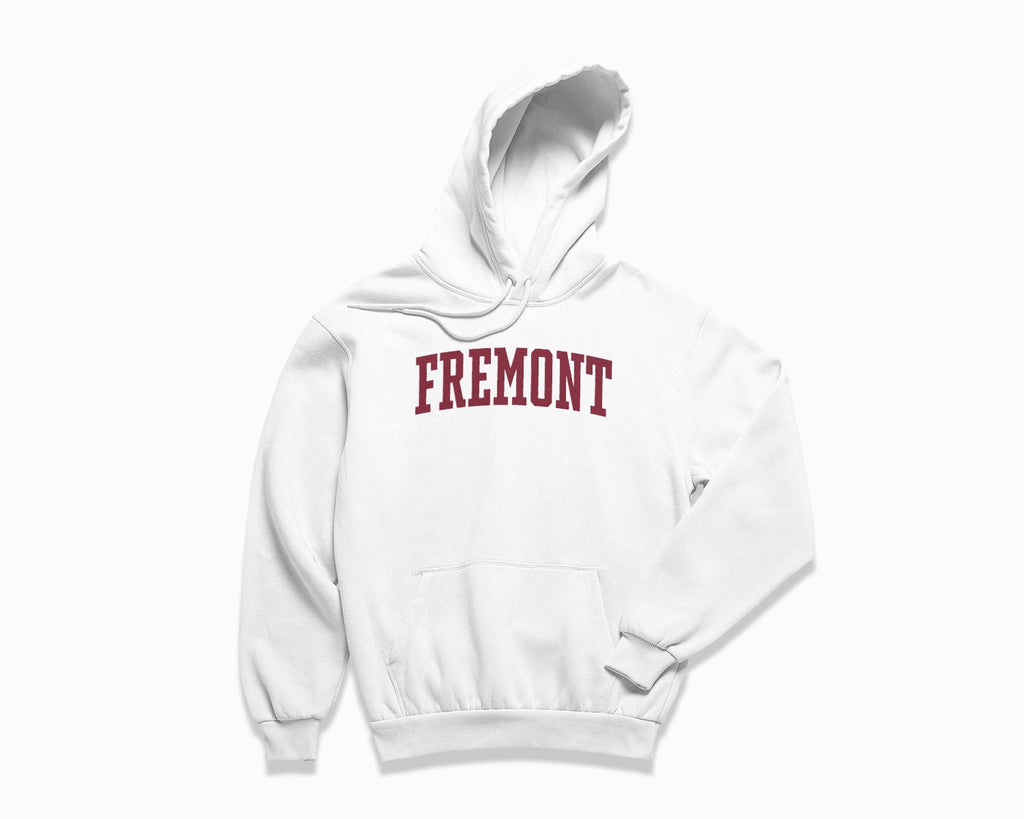 Fremont Hoodie - White/Maroon