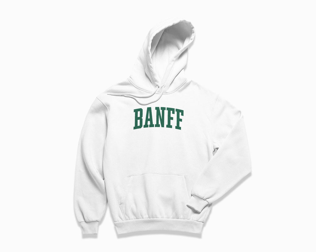 Banff Hoodie - White/Forest Green