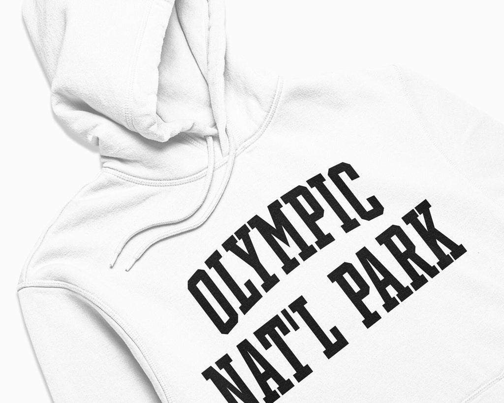 Olympic National Park Hoodie - White/Black