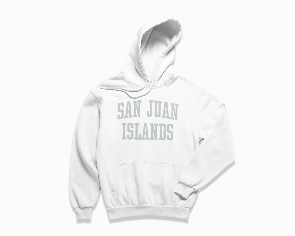 San Juan Islands Hoodie - White/Grey