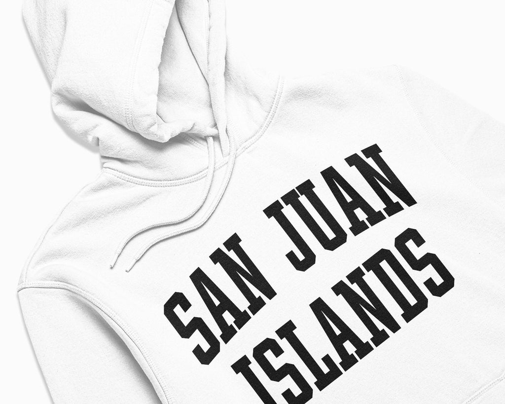 San Juan Islands Hoodie - White/Black