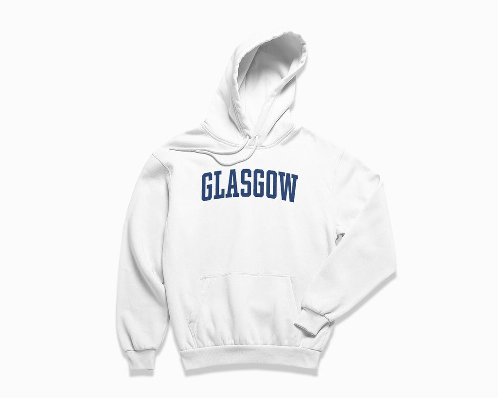 Glasgow Hoodie - White/Navy Blue