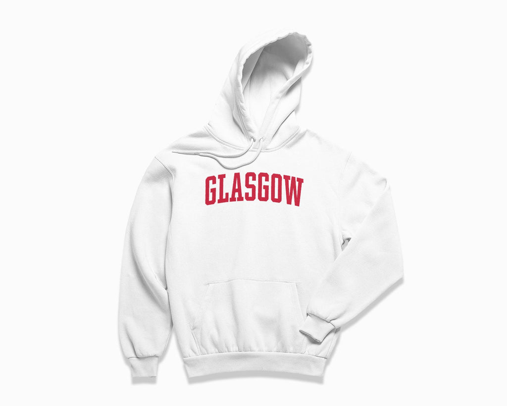 Glasgow Hoodie - White/Red