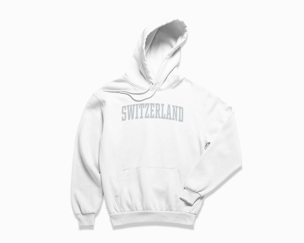 Switzerland Hoodie - White/Grey