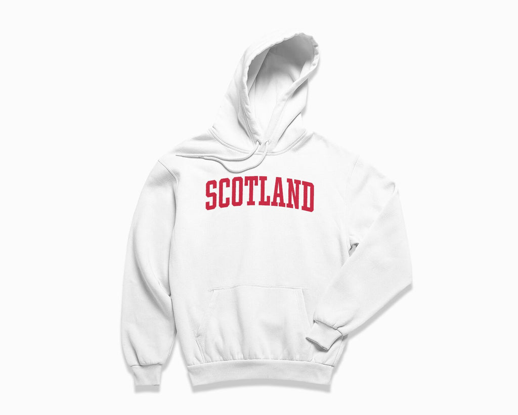 Scotland Hoodie - White/Red