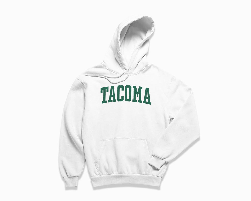 Tacoma Hoodie - White/Forest Green