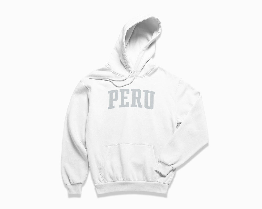 Peru Hoodie - White/Grey