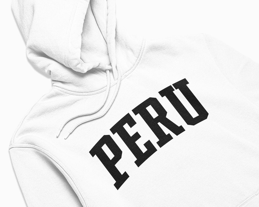 Peru Hoodie - White/Black