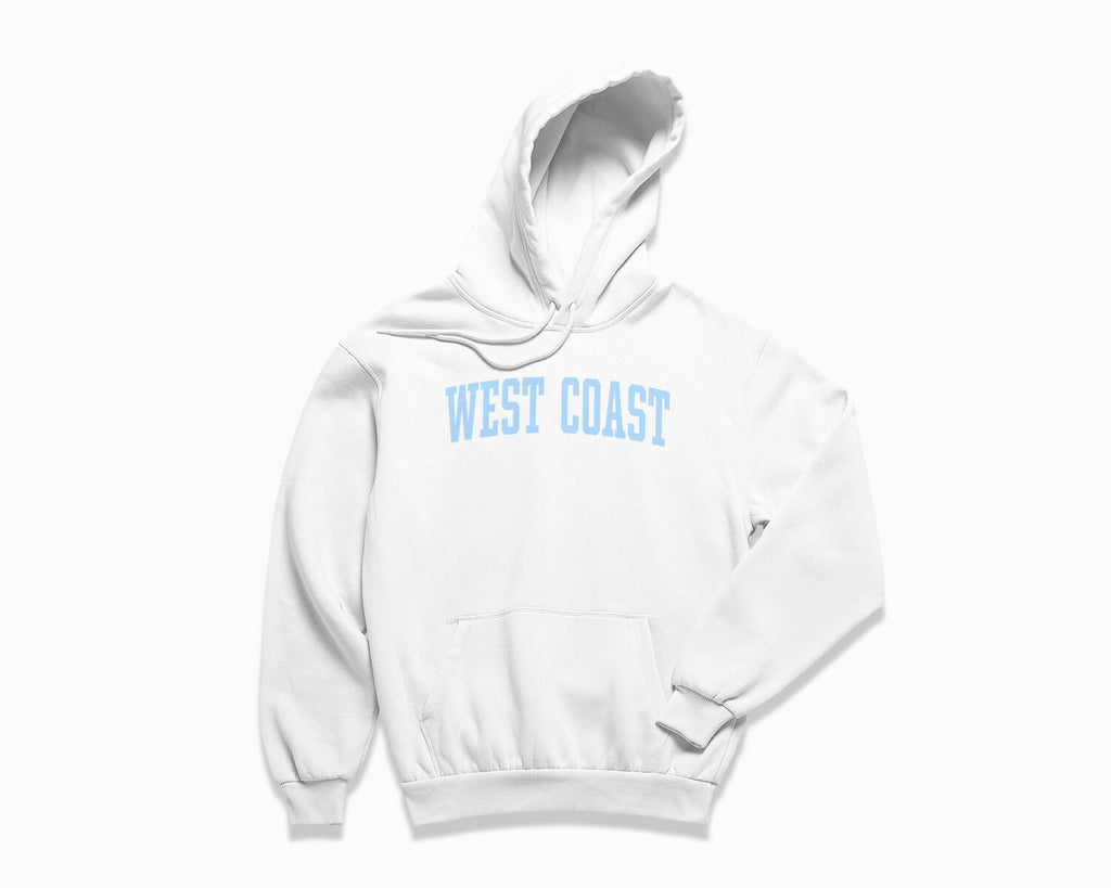 West Coast Hoodie - White/Light Blue