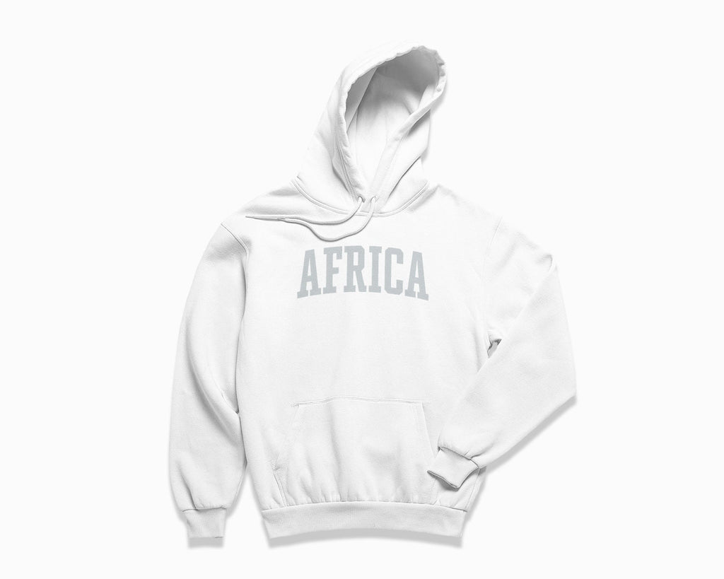 Africa Hoodie - White/Grey