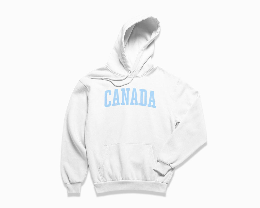 Canada Hoodie - White/Light Blue